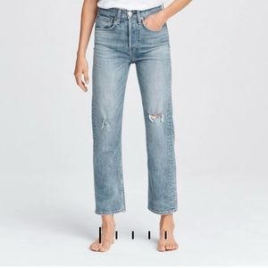 rag & bone Light Blue Ankle Jeans